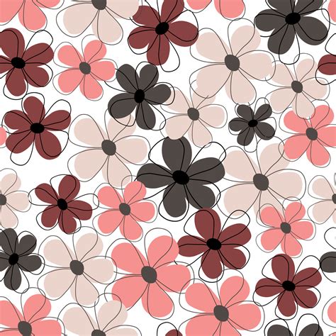 Download Free Flowers Patterned, Floral Pattern, Flowers Background For Crafts