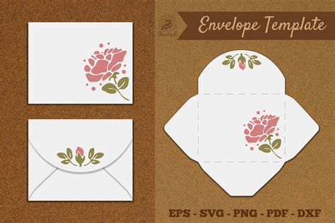 Download Free Flowers in envelope SVG Files