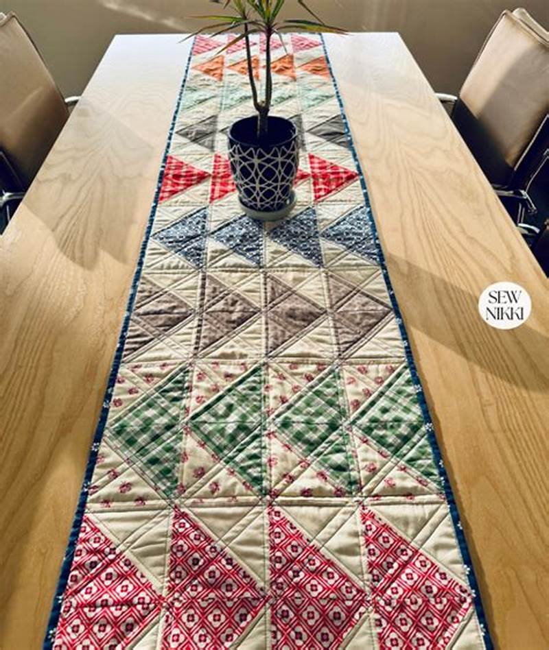 Free Flying Geese Table Runner Pattern