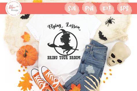 Download Free Flying Lesson Bring Your Broom SVG Cut Files