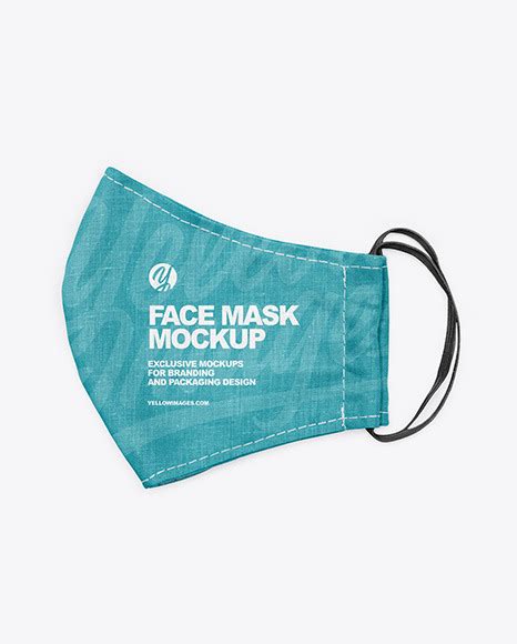 Download Free Folded Face Mask Mockup PSD Object Mockups PSD Files