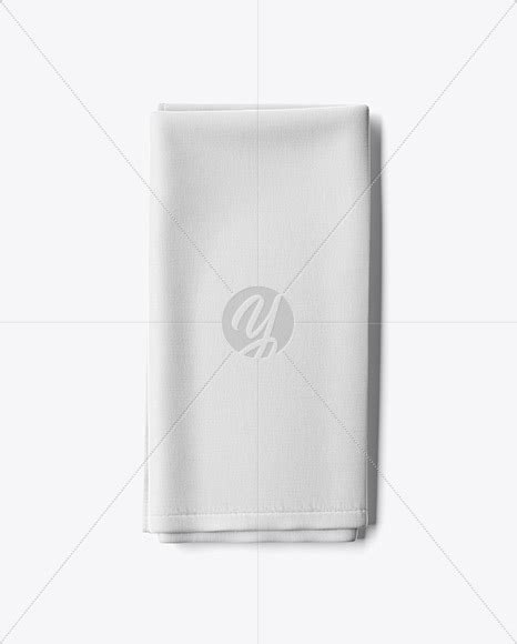 Download Free Folded Kitchen Towel Mockup - Top View PSD Generator