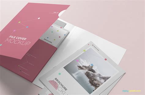 Download Free Folder Mockup PSD Mockup Templates