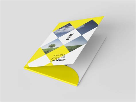 Download Free Folder Mockup PSD Yellowimages