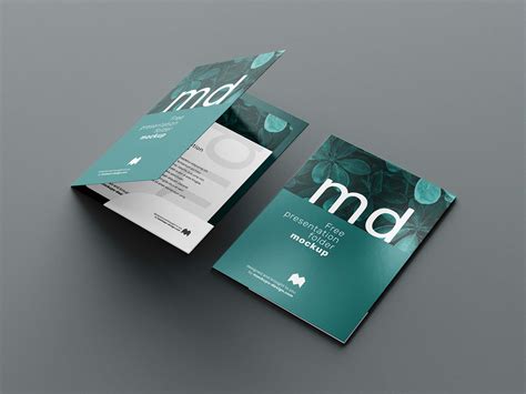 Download Free Folder Mockup PSD for Branding