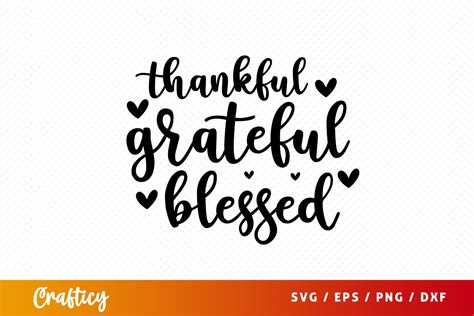 Download Free Folk Flower Frame Grateful Thankful Blessed - SVG File, DXF File Commercial Use