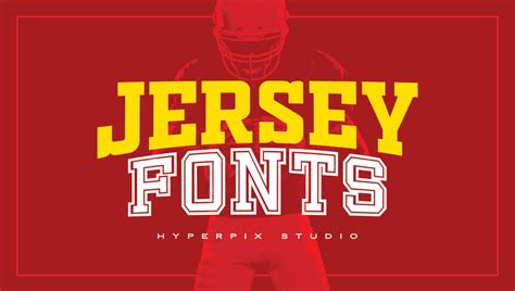 Free Fonts Jersey