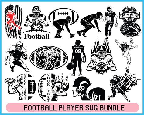Download Free Football Bundle 1 SVG Easy Edite