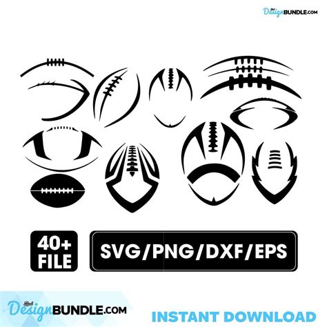 Download Free Football Bundle Cricut SVG DXF Files
