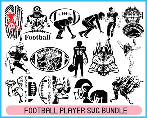 Download Free Football Bundle For Silhouette
