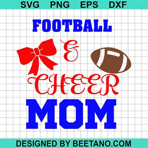 Download Free Football Cheer Mom for Cricut Machine