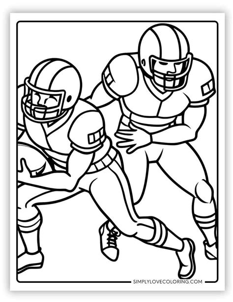 Free Football Coloring Pages