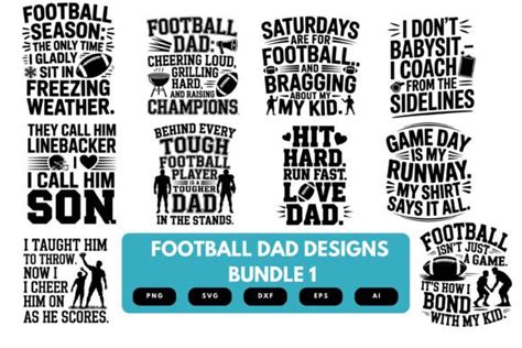 Download Free Football Dad Commercial Use For Crafts