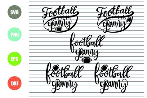 Download Free Football Granny-SVG, PNG, DXF Files DXF Files