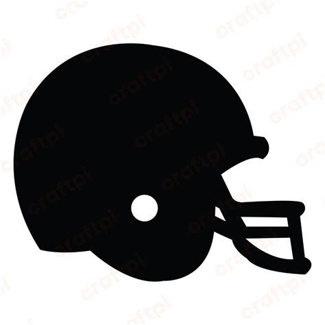 Download Free Football Helmet Pattern SVG, PNG, DXF Digital Files Include For Crafts