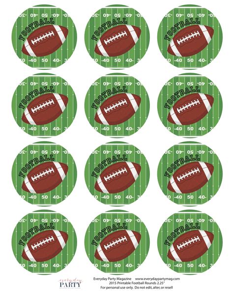 Free Football Party Printables