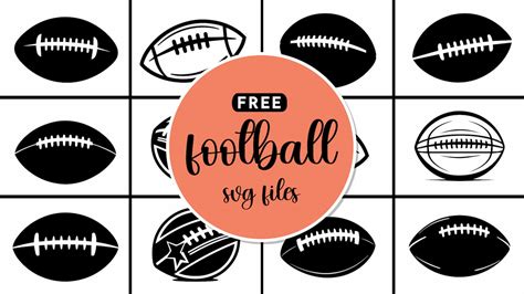 Download Free Football SVG Cut File Files