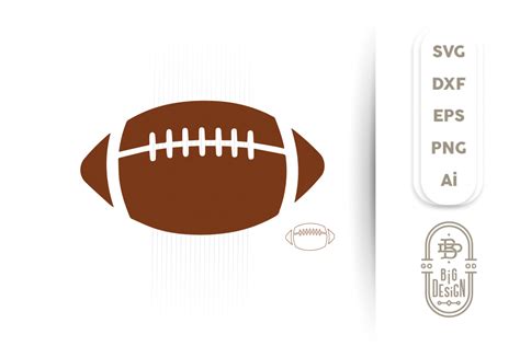 Download Free Football SVG Cut File Silhouette