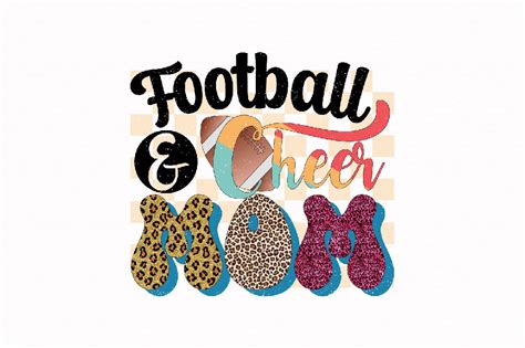 Download Free Football and Cheer Mom | SVG Cut File Commercial Use For Crafts