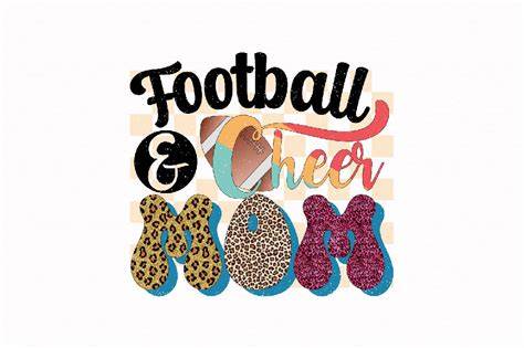 Download Free Football and Cheer Mom | SVG Cut File Crafts