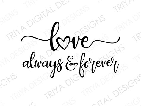 Download Free Forever In Love SVG Files