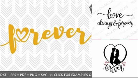 Download Free Forever In Love SVG Files For Crafts