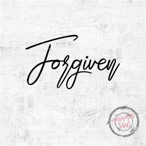 Download Free Forgiven SVG Commercial Use DXF Files