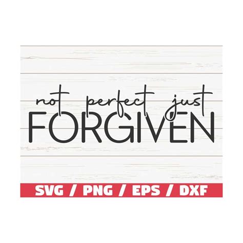 Download Free Forgiven SVG Commercial Use for Cricut