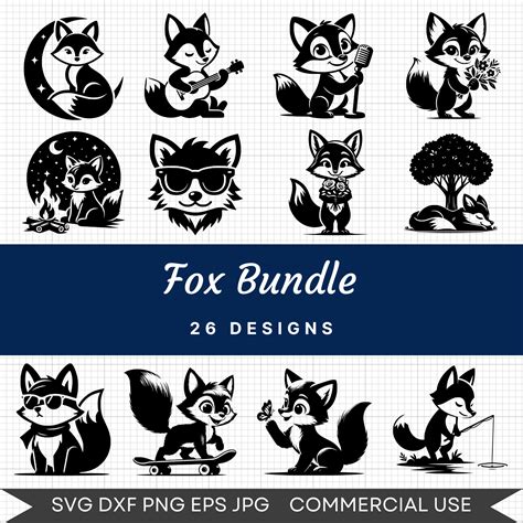 Download Free Fox SVG, Animal SVG, DXF File, Cuttable File Crafts
