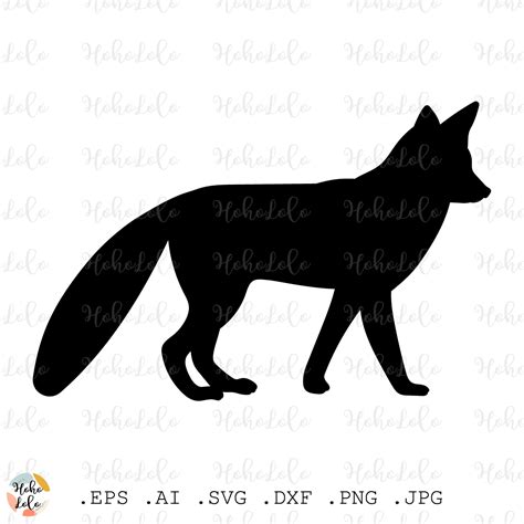 Download Free Fox SVG, Animal SVG, DXF File, Cuttable File Silhouette DXF Files