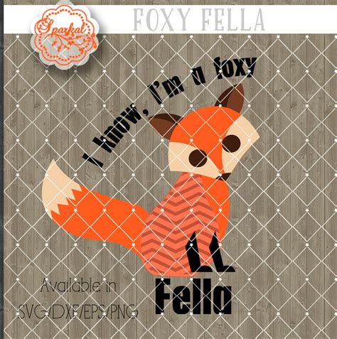 Download Free Foxy Fella - Cutting Design Files For Crafts