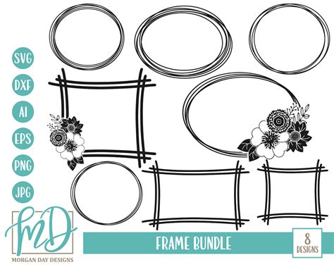 Download Free Frame SVG Bundle Silhouette