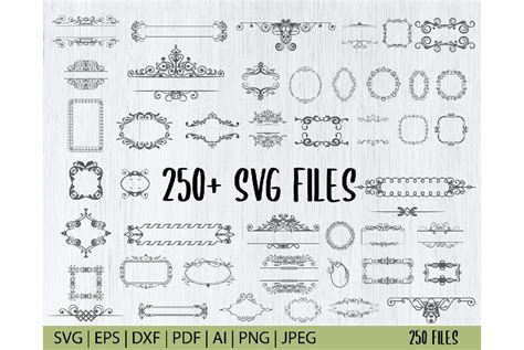 Download Free Frame SVG Bundle for Cricut Machine