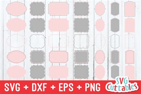 Download Free Frames SVG - Labels SVG - set A Files Free PSD Mockups