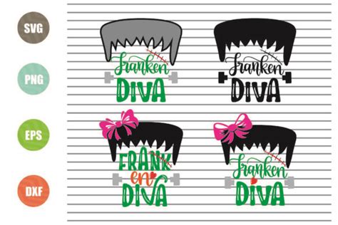 Download Free Franken Diva SVG Cute File Files For Crafts