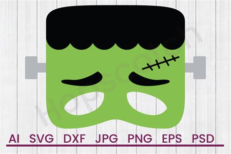 Download Free Frankenstein Mask - SVG File, DXF File Files
