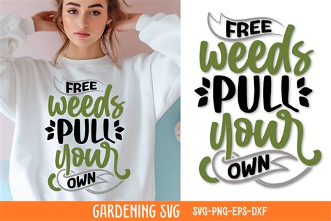 Download Free Free Weeds - SVG File for Spring for Cricut Machine