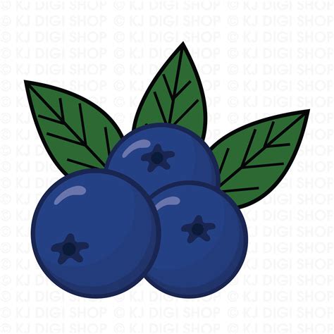 Download Free Fresh Blueberries SVG Cut File - Home Vector For Crafts