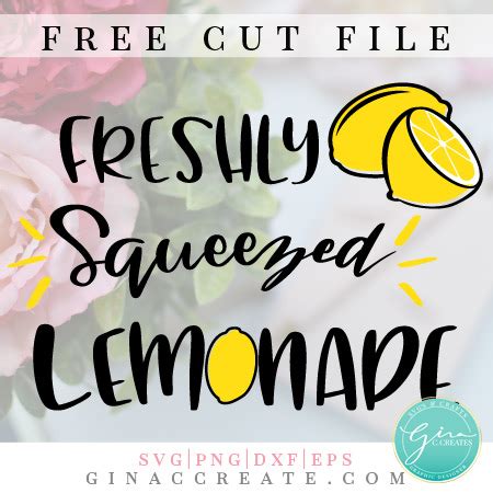 Download Free Fresh Squeezed Lemonade SVG Cut File Crafts