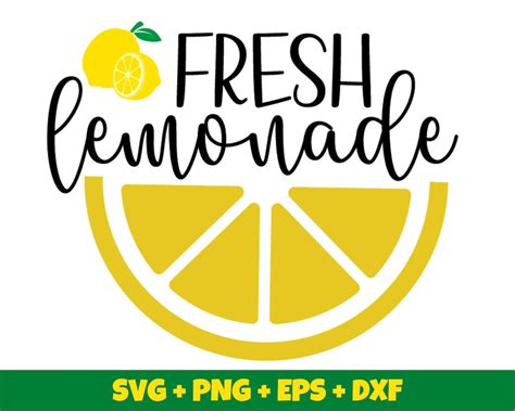 Download Free Fresh Squeezed Lemonade SVG Cut File Files For Crafts