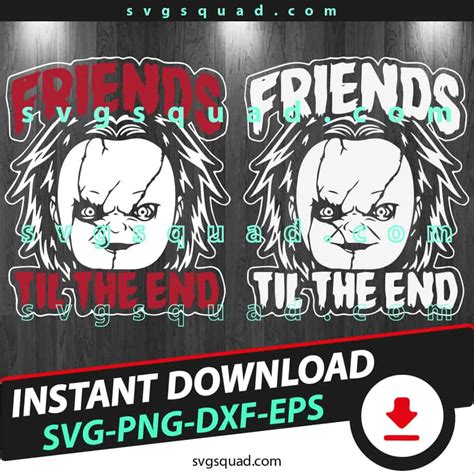 Download Free Friends Til End - SVG File, DXF File DXF Files