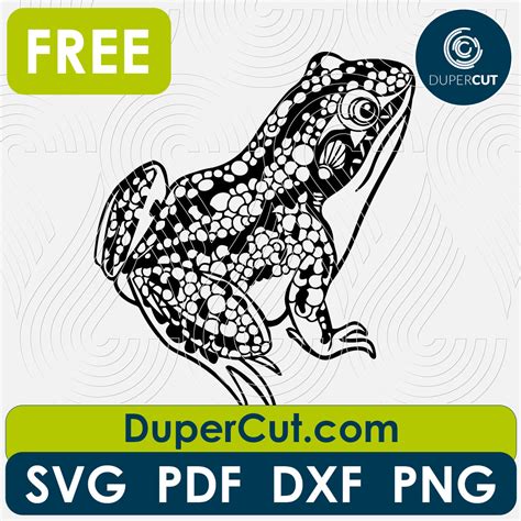 Download Free Frog Commercial Use DXF Files