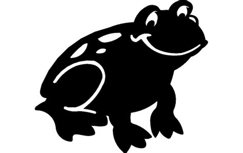 Download Free Frog Silhouette DXF Files