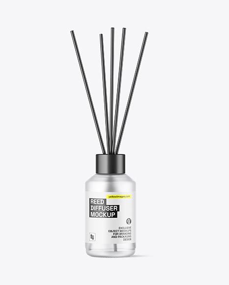 Download Free Frosted Diffuser Bottle with Tube Mockup PSD Generator Free PSD Mockups