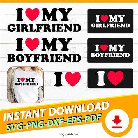 Download Free Full Girlfriend Low Boyfriend for Cricut Machine