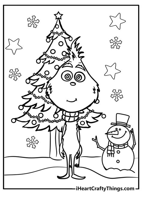 Free Fun Christmas Coloring Pages