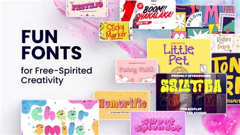 Cool and Creative: Unleash Your Artistic Side with Free Fun Fonts for Posters