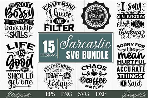 Download Free Funny - Sarcastic bundle SVG Files