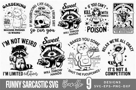 Download Free Funny - Sarcastic bundle SVG Printable