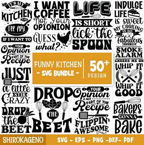 Download Free Funny Kitchen Sign SVG Cut File Cut Images